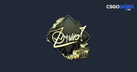 Sticker ZywOo Gold Rio 2022 CSGOSKINS GG