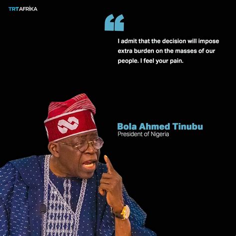 TRT Afrika On Twitter Nigeria S New President Bola Ahmed Tinubu Has