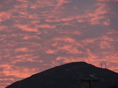 Cowles Mountain at Sunset