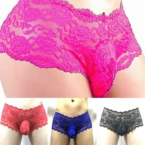 Slips Boxer Lingerie Pochette Culotte Homme Sous Vêtements Sexy Slips