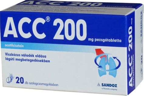 Thuốc Acc 200® Công Dụng Và Liều Dùng
