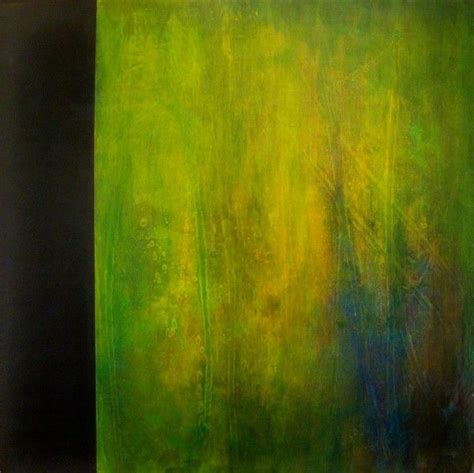 EDGE: Green - Modern Art Abstract Painting