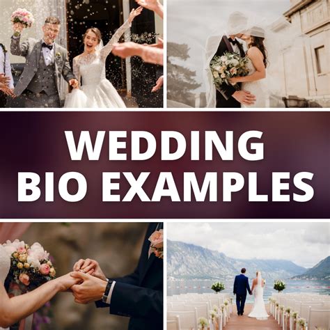 50 Wedding Bio Examples • Eat Sleep Wander