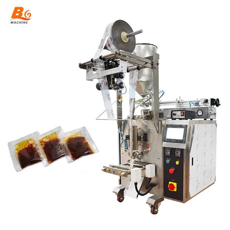 Bg Chili Sauce Edible Oil Sauce Liquid Sachet Filling Packaging Machine