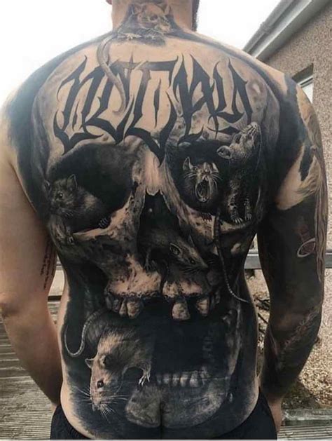 Mens Back Tattoo by Steve Butcher - Tattoo Insider