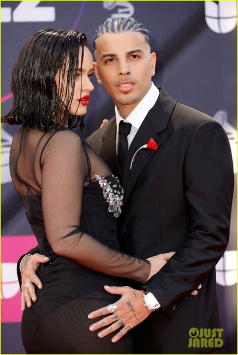 Rosalia And Boyfriend Rauw Alejandro Couple Up At Latin Grammys 2022