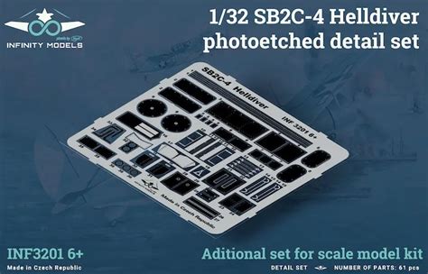 Curtiss Sb2c 4 Helldiver Surface Detail Set For Infinity Models Kits