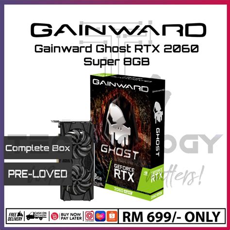 Gainward Ghost RTX 2060 Super 8GB (Preloved), Computers & Tech, Parts ...