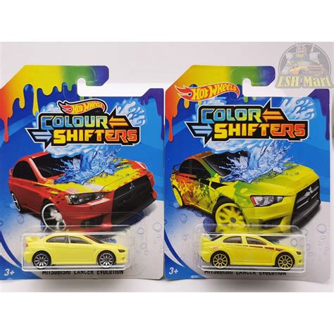 Hot Wheels Color Shifters Lancer Evo Lot Of Shopee Malaysia