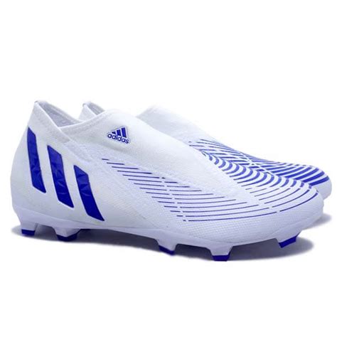 Sepatu Bola Adidas Predator Edge3 Ll Fg Gw2277 Ftwwhthirbluftwwht