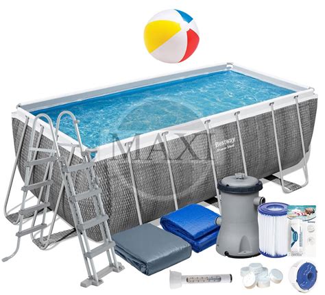 15w1 BASEN OGRODOWY POWER STEEL 412x201x122 cm - BESTWAY 56722 - baseny ...