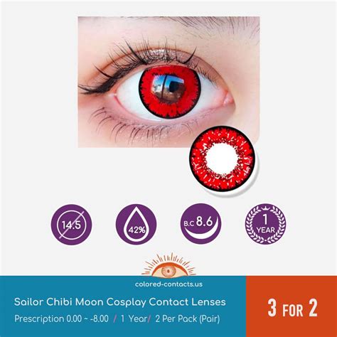 Sailor Chibi Moon Cosplay Contact Lenses Colored Contact Lenses Colored Contacts Colored