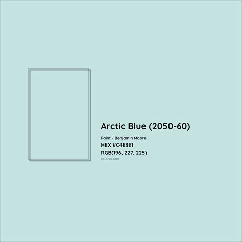 Benjamin Moore Arctic Blue 2050 60 Paint Color Codes Similar Paints