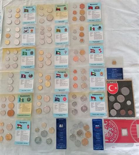 World. Coin-Set from different country (21 sets) - Catawiki