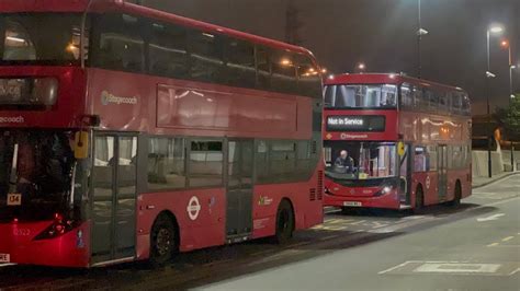 Shabby Frv Tfl Bus Route N Canning Town Trafalgar Square