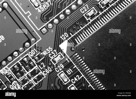 Computer Component Circuit Board Memory Processor Networking Card Stock