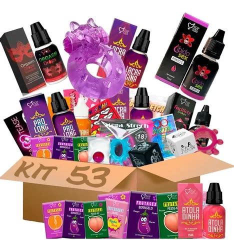 Kit Sexshop 53 Produtos Eróticos Sexyshop Revenda Sex Shop Parcelamento sem juros