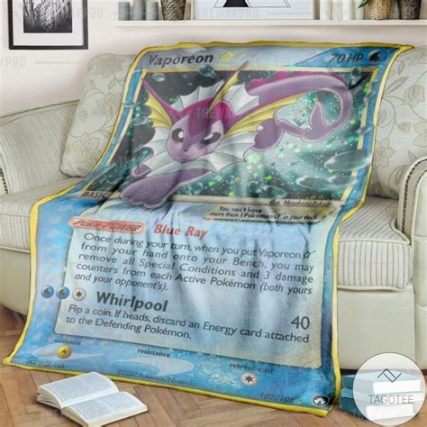 Vaporeon Ex Pokemon Blanket Hot Sale