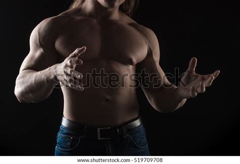Naked Torso Male Bodybuilder Athlete Studio Stock Photo Shutterstock