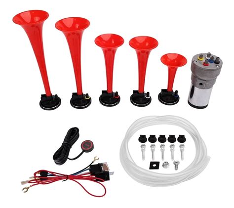 FARBIN Air Horns La Cucaracha Musical Horn 5 Trumpet Music Sound Air