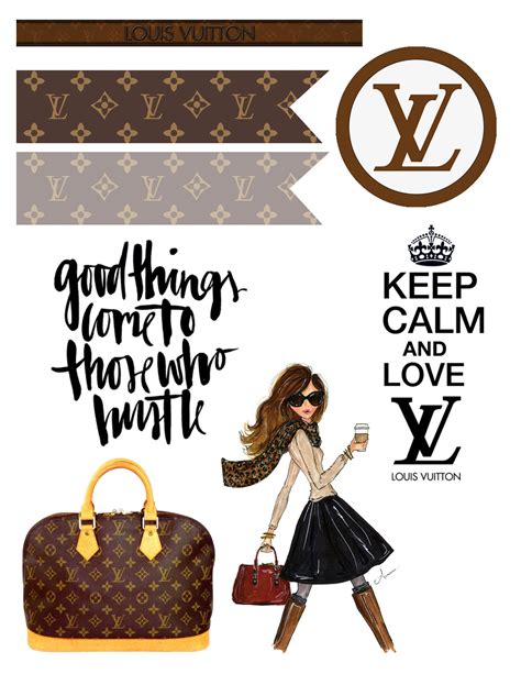 Louis Vuitton Printable Stickers | semashow.com