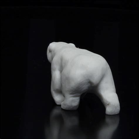 Polar Bear Bear Figurine Handmade Bear T Collectible Etsy