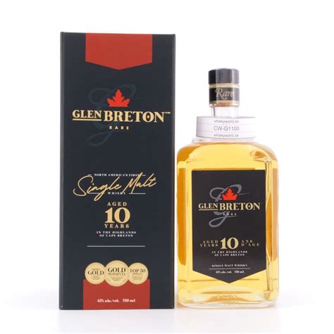 Glen Breton Rare 10 Jahre Single Malt Whisky 0 70 L 43 0 Vol