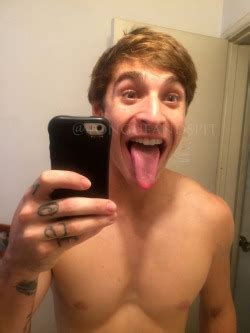 Logan Sticking Out His Long Tongue Porn Photo Pics
