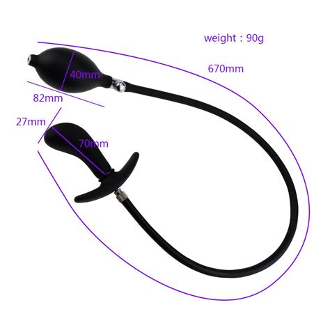 Super Big Butt Plug Pump Inflatable Huge Anal Dilator Massager