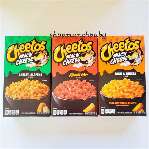 Best Seller Cheetos Mac N Cheese Cheesy Bold Jalapeno Or Flaming Hot Instant Pasta Shopee