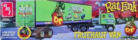 Amt Fruehauf Van Beaded Panel Semi Trailer Roth Rat Fink Edition Spotlight Hobbies