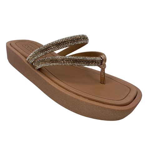 Tamanco Feminino Beira Rio Ouro Rosado Cristal Nude Tamanco Feminino Beira Rio