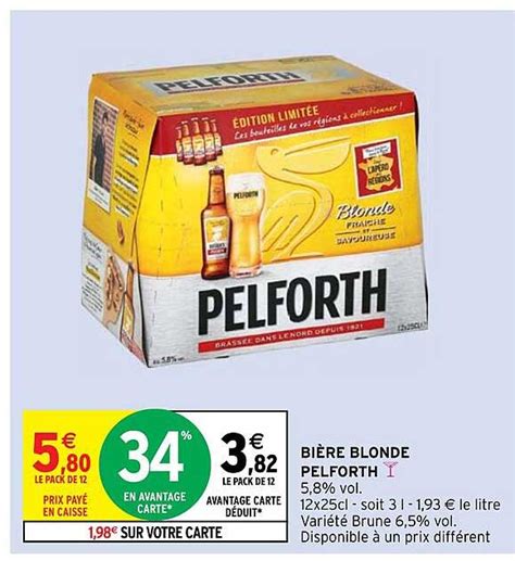 Promo Bi Re Blonde Pelforth Chez Intermarch Hyper Icatalogue Fr