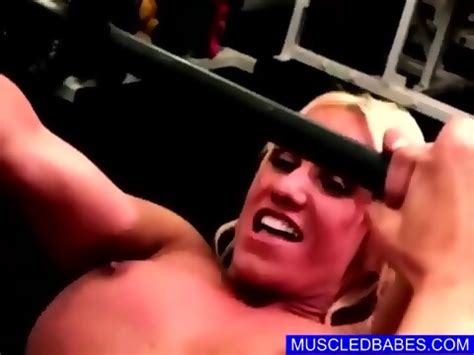 Blonde Babe In Gym Sex Workout