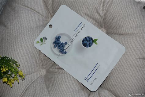 Тканевая маска для лица Eunyul Blueberry Mask pack - «Стильное ...