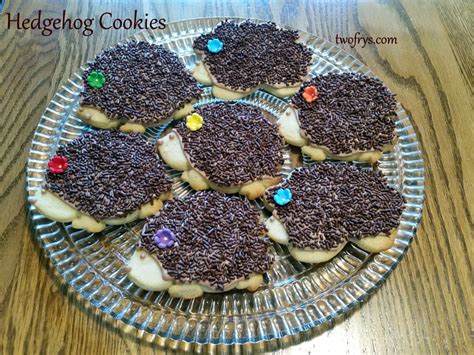 Two Frys Hedgehog Cookies