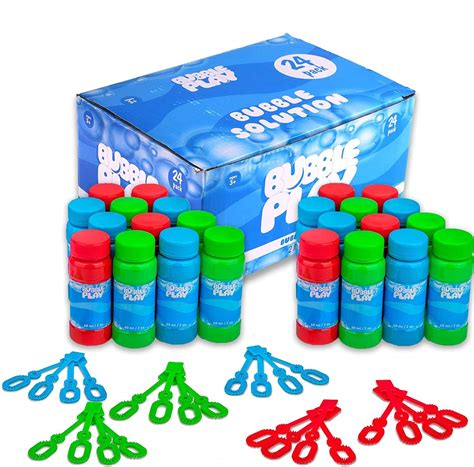 Buy BubblePlay Bubble Blower Bottles With Wands 24 Pack 2 Oz Bottles