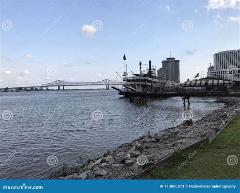 New Orleans Riverfront Editorial Stock Photo Image Of Orleans 113860873