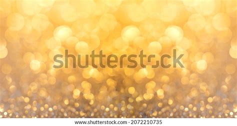 Silver Glitter Christmas Abstract Background Golden Stock Photo