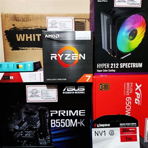 Hunter ABYSS WHITE PCG – AMD RYZEN 7 5700G & RADEON R8 – DAVARO