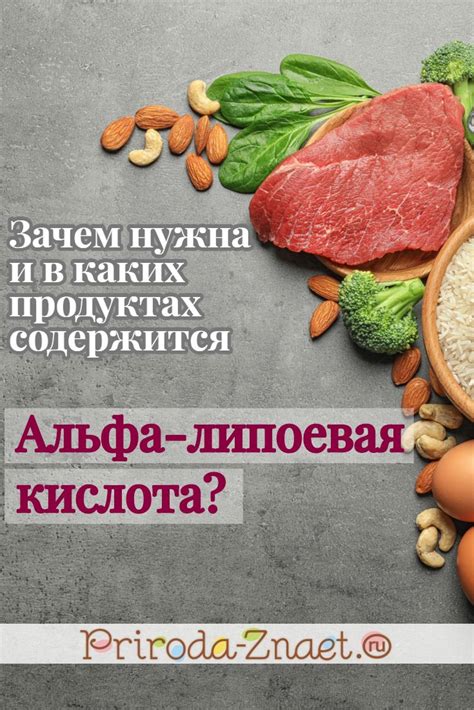 Альфа липоевая кислота – применяйте и остановите разрушительные ...