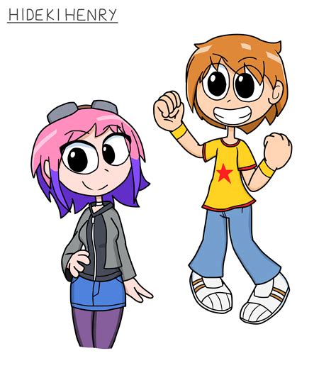 Scott Pilgrim and Ramona Flowers by HidekiHenry on DeviantArt