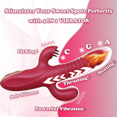 Boutique Thrusting Rabbit Vibrator Female Sex Toys For Women Stimulator With 10 Powerful