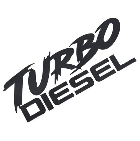 Buy EmbRoom Turbo Diesel Decal Decal Sticker- Peel and Stick Sticker ...