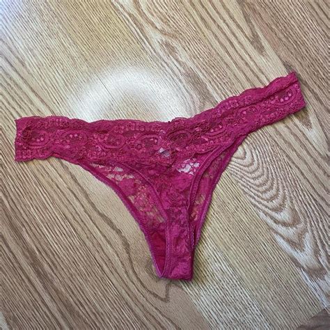 Hot Pink Thong Depop