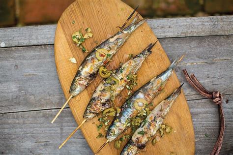 Grilled Sardine Skewers Cottage Delight