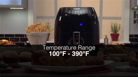 Nuwave Brio Digital Air Fryer Setting The Cooking Temperature And Time