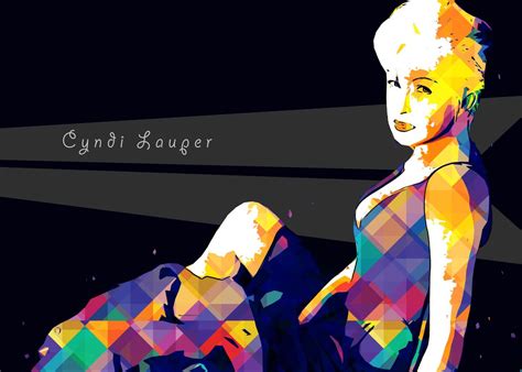 Cyndi Lauper Poster Picture Metal Print Paint By Kutu Busuk Displate