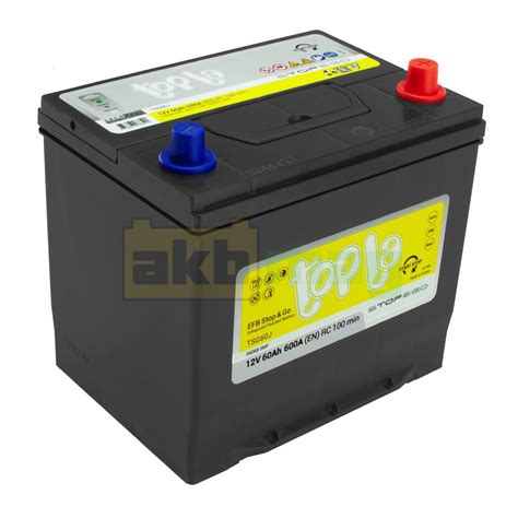 Аккумулятор Topla 60Ah Start-Stop EFB R купить | Низкая цена