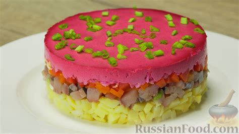 Селедка под шубой, рецепты на RussianFood.com: 104 рецепта селедки под ...